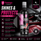 Flamingo Shine & Protectant Spray 118ml – Interior Plastic, Vinyl & Rubber Polish