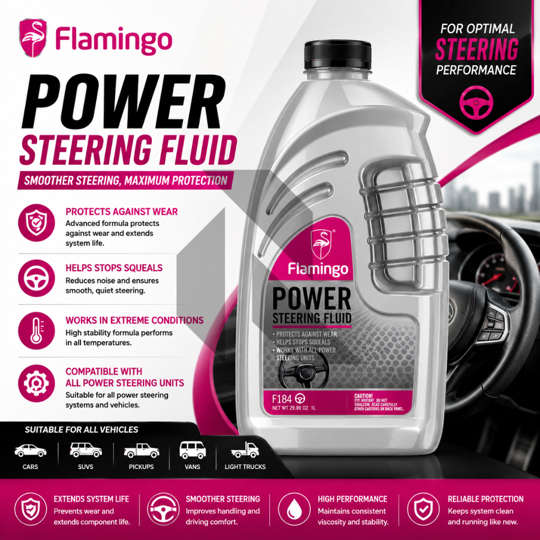 Flamingo Power Steering Fluid 946ML Main image