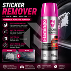 Flamingo Sticker Remover 450ml – Adhesive, Glue & Label Residue Remover Spray for Cars