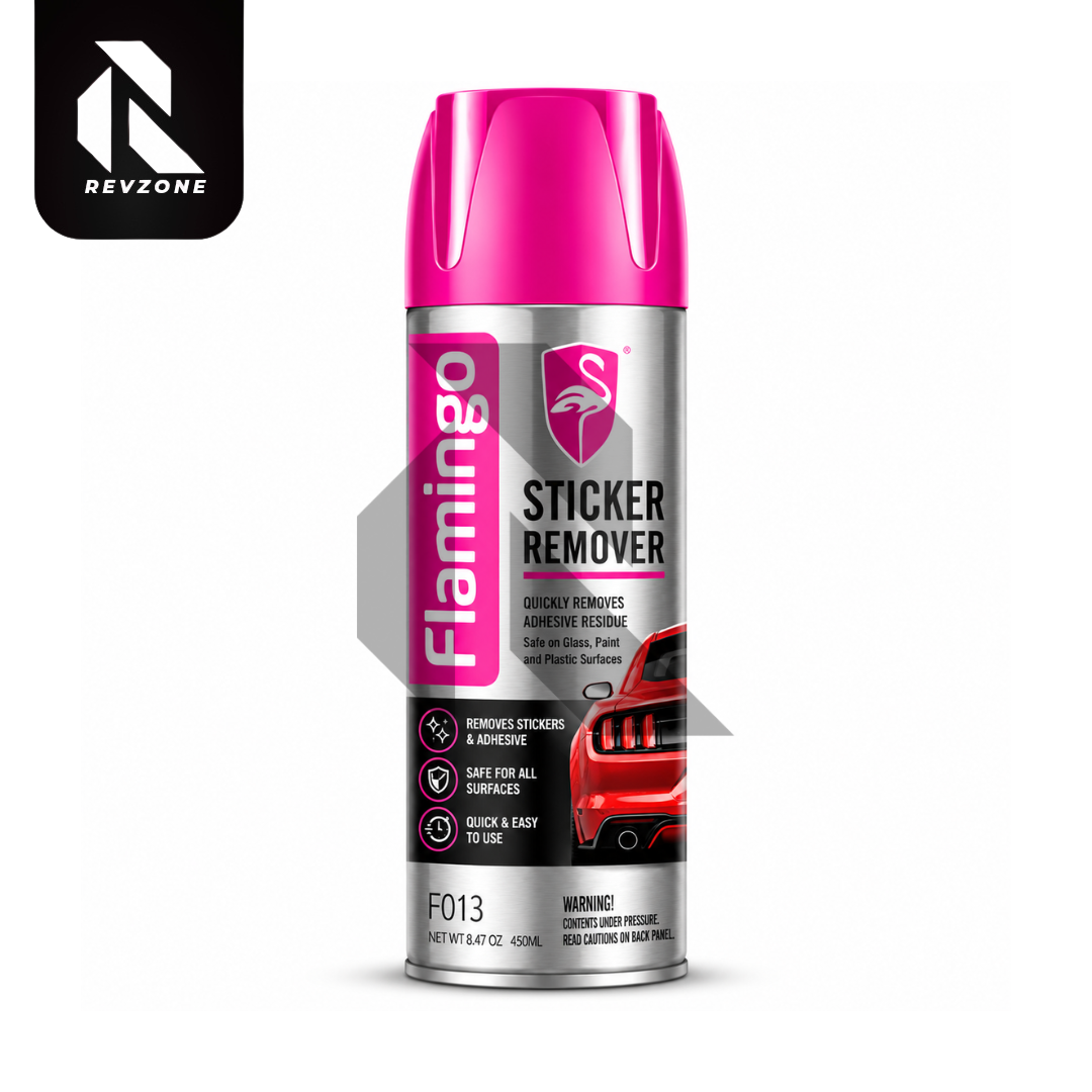 Flamingo Sticker Remover 450ml – Adhesive, Glue & Label Residue Remover Spray for Cars