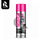 Flamingo Tire Foam 650ml – Instant Tire Shine & Cleaning Foam for Deep Black Finish