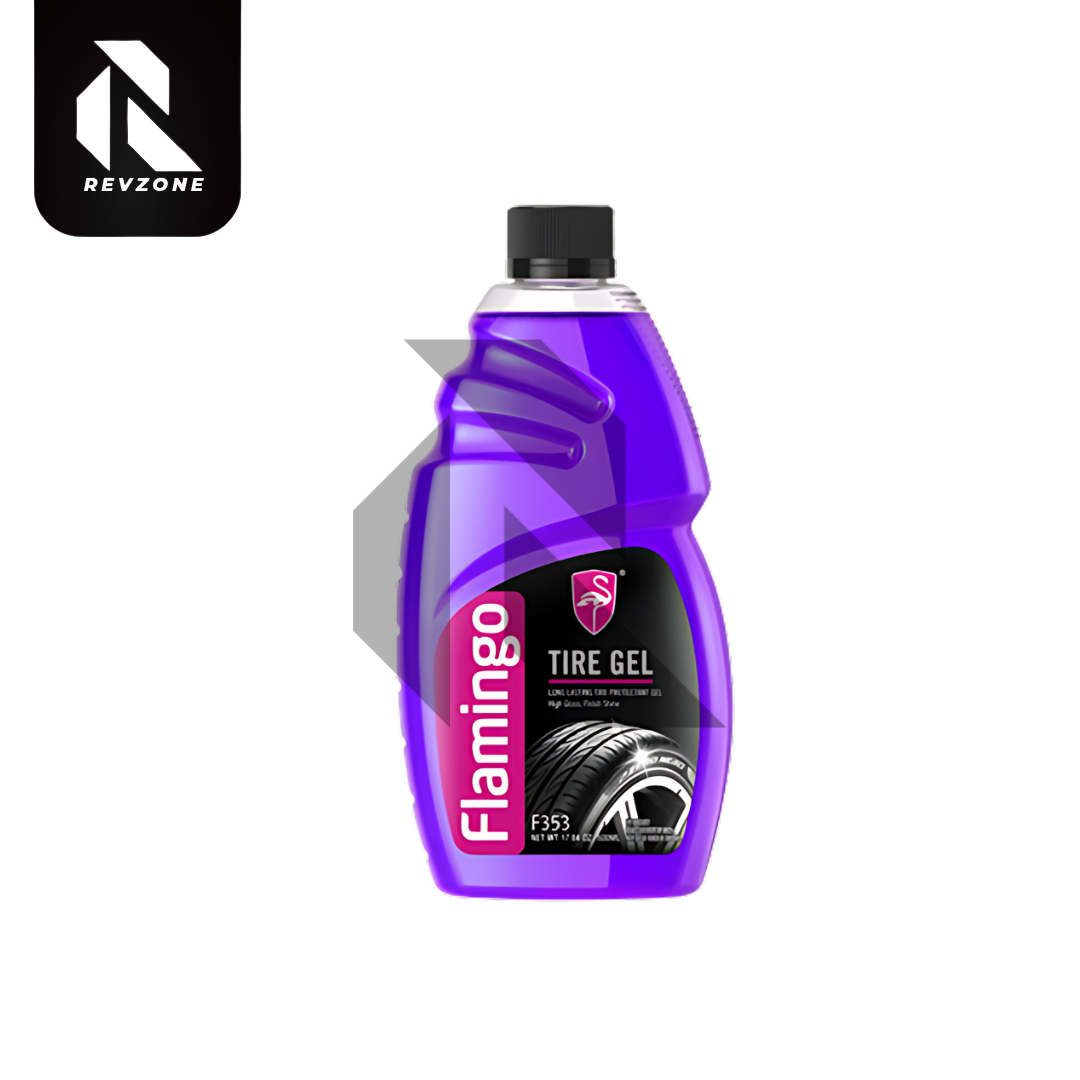 Flamingo Tire Gel 500ml – Long Lasting Tire Shine & Rubber Protectant