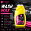 Flamingo Car Wash & Wax Shampoo 500ml – High Foam pH Balanced Car Cleaning Shampoo with Wax Protection