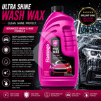 Flamingo Car Wash & Wax Shampoo 2L – High Foam pH Balanced Car Cleaning Shampoo