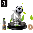 Solar Powered Rotating Football Car Dashboard Air Freshener – 360° Fragrance Diffuser