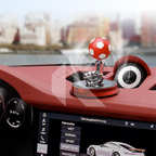 Solar Powered Rotating Football Car Dashboard Air Freshener – 360° Fragrance Diffuser