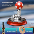 Solar Powered Rotating Football Car Dashboard Air Freshener – 360° Fragrance Diffuser