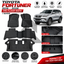 Toyota Fortuner 2016-2026 TPE Floor Mats – Waterproof Custom Fit All-Weather Car Floor Mats