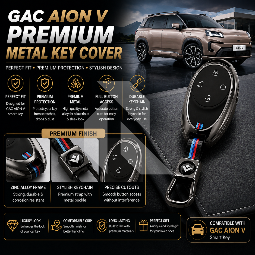 GAC Aion V 2026 Metal Key Cover – Premium Protective Car Key Case