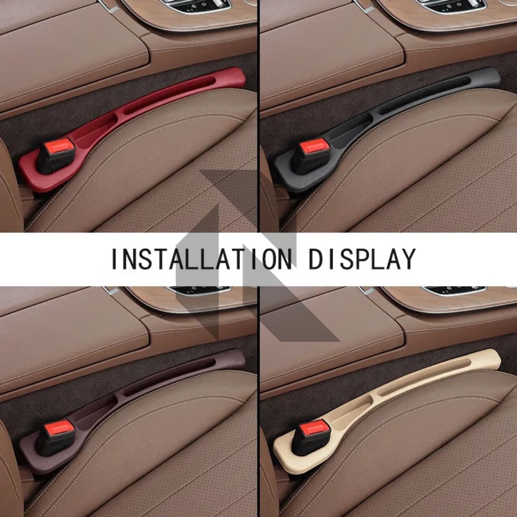 2PCS PU Car Seat Gap Filler Plug Strip | Leak-Proof Car Seat Side Gap Organizer & Anti-Drop Protector