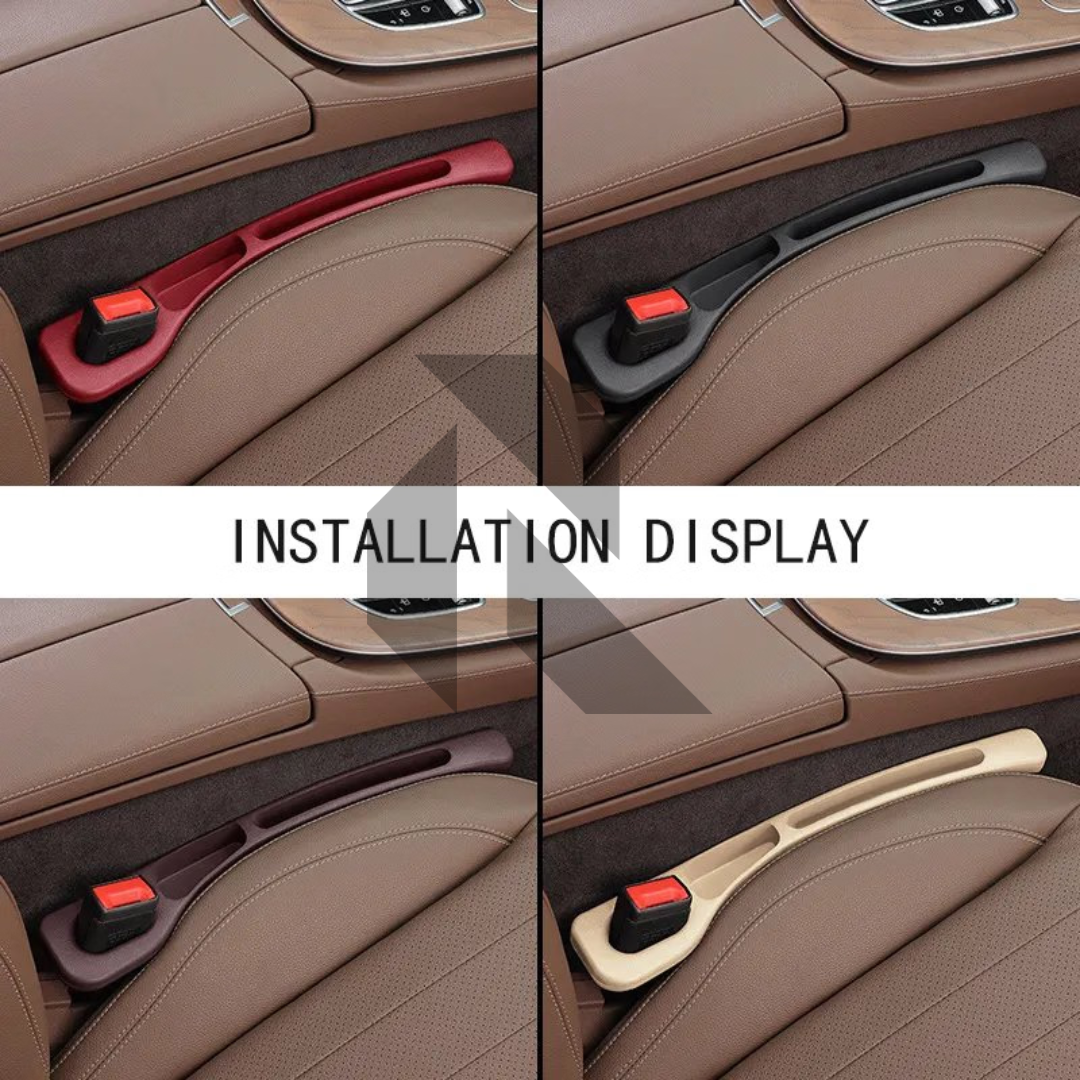2PCS PU Car Seat Gap Filler Plug Strip | Leak-Proof Car Seat Side Gap Organizer & Anti-Drop Protector