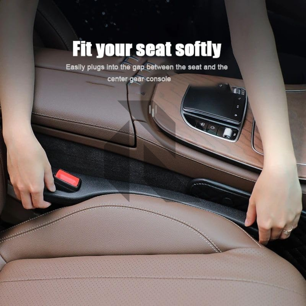 2PCS PU Car Seat Gap Filler Plug Strip | Leak-Proof Car Seat Side Gap Organizer & Anti-Drop Protector