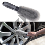 Auto Hub Car Alloy Wheels, Tires & Rims Cleaning Brush (Gray)