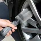 Auto Hub Car Alloy Wheels, Tires & Rims Cleaning Brush (Gray)