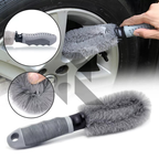 Auto Hub Car Alloy Wheels, Tires & Rims Cleaning Brush (Gray)