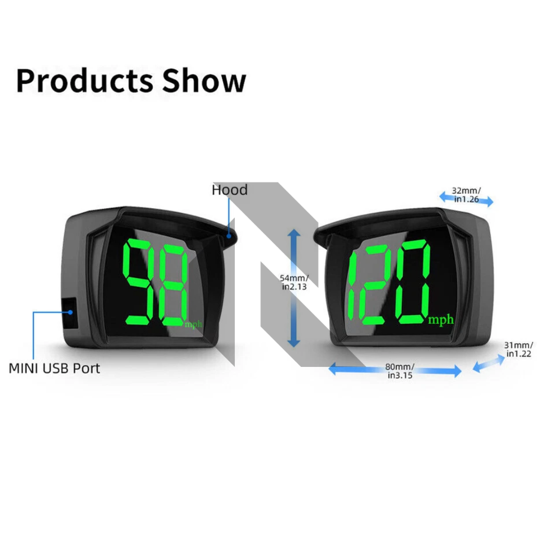 Universal Car Digital Head-Up Display Digital Speedometer