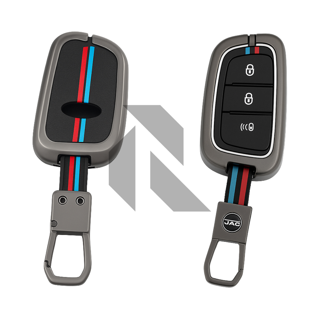 JAC T9 Hunter Metal Key Cover Premium Protective Case – Zinc Alloy Smart Key Protection Shell
