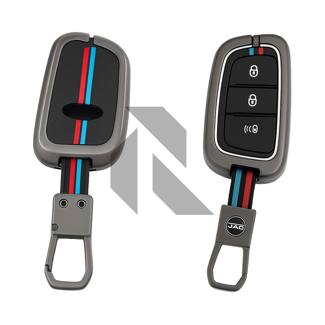 JAC T9 Hunter Metal Key Cover Premium Protective Case – Zinc Alloy Smart Key Protection Shell