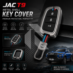 JAC T9 Hunter Metal Key Cover Premium Protective Case – Zinc Alloy Smart Key Protection Shell