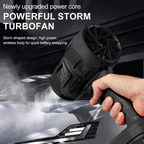 Portable Jet Blower – High-Speed Mini Air Dryer Fan | Cordless Car Detailing Tool
