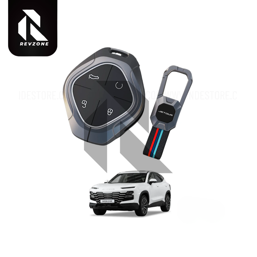 Jetour Dashing Metal Key Cover – Premium Protective Car Key Case