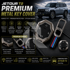 Jetour T2 2026 Metal Key Cover – Premium Protective Car Key Case