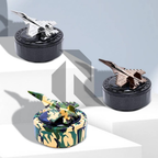 Fighter Jet Solar Car Dashboard Air Freshener – 360° Rotating Freshener with Premium Design