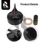 Fighter Jet Solar Car Dashboard Air Freshener – 360° Rotating Freshener with Premium Design