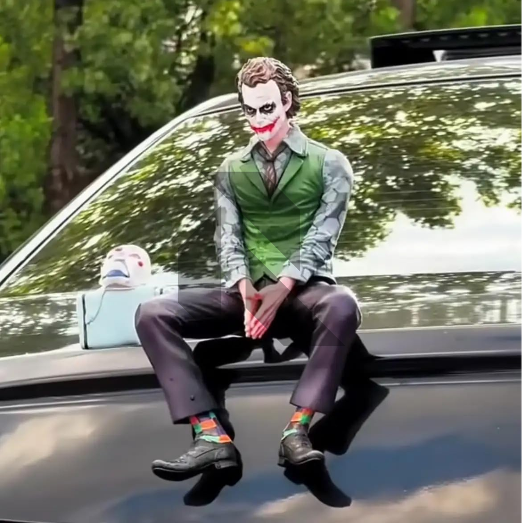 Joker Car Dashboard Ornament – Premium Interior Decor Toy