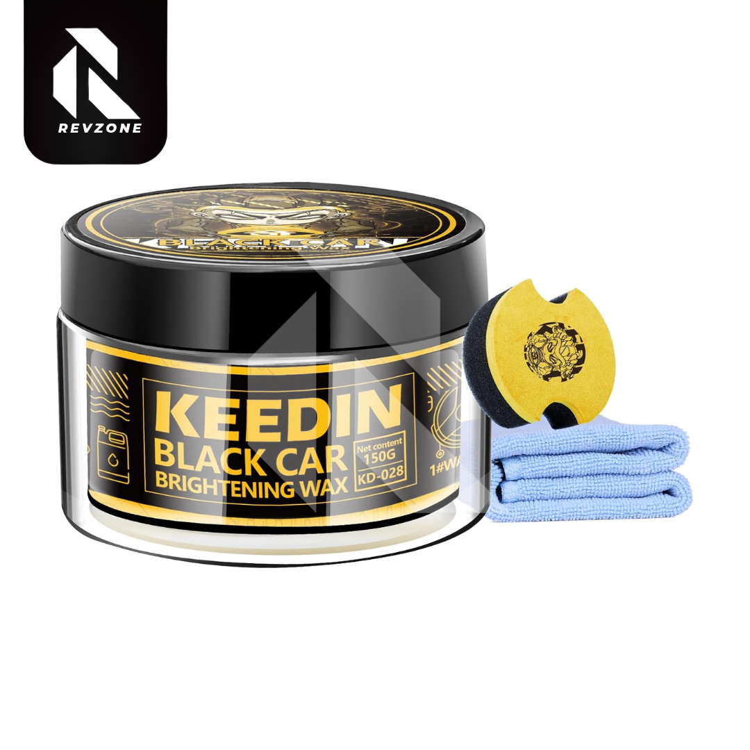 Keedin Black Car Brightening Wax 150G – Deep Black Shine & Long Lasting Paint Protection Wax