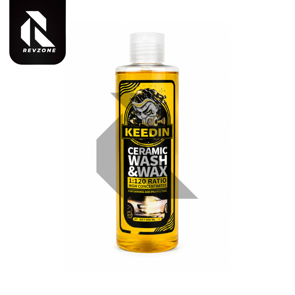 Keedin Ceramic Wash & Wax Car Shampoo 500ML – High Concentrated 1:120 Car Wash Shampoo
