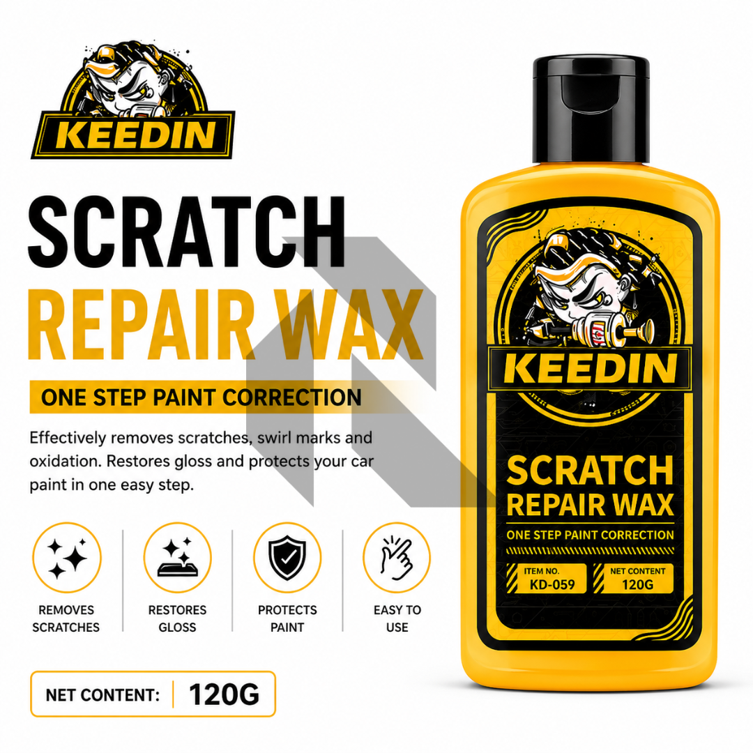 Keedin Scratch Repair Wax 120G – One Step Paint Correction Wax for Car Scratch & Swirl Mark Removal