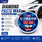 Diamond Crystal Car Wax 200g – High Gloss Paint Protection & Shine Wax
