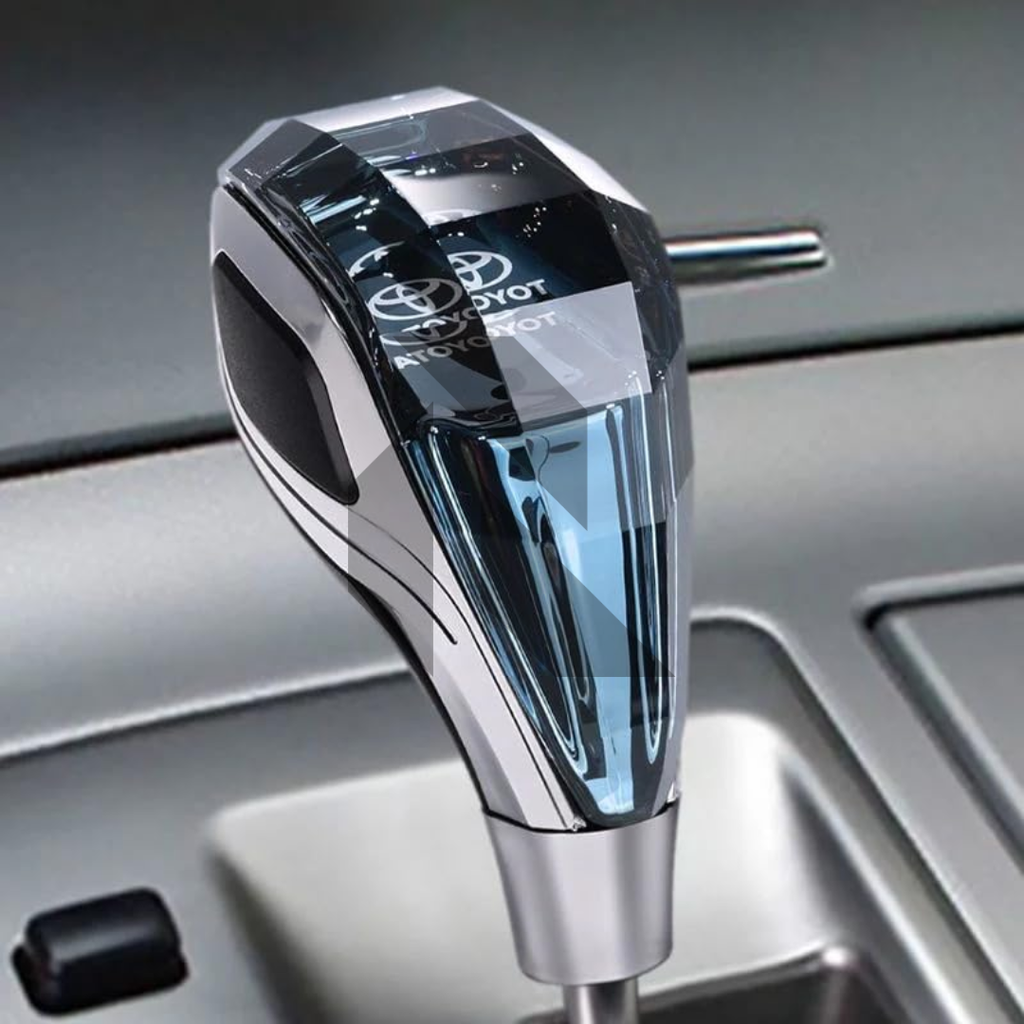 Universal Crystal Shape Gear Knob – LED Touch Activated Car Gear Shift Knob