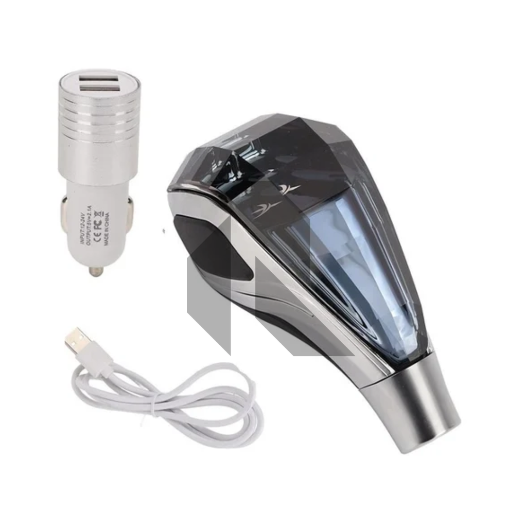 Universal Crystal Shape Gear Knob – LED Touch Activated Car Gear Shift Knob