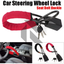 Portable Car Steering Wheel Lock with Seat Belt Buckle – Sturdy Anti-Theft Security Lock