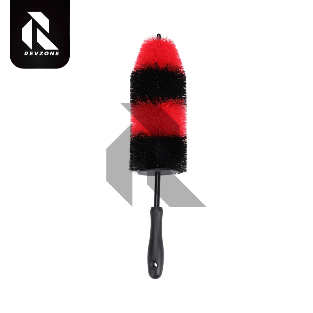 Long Grip Car Wheel Brush – Multi-Purpose Rim, Tire & Engine Detailing Brush