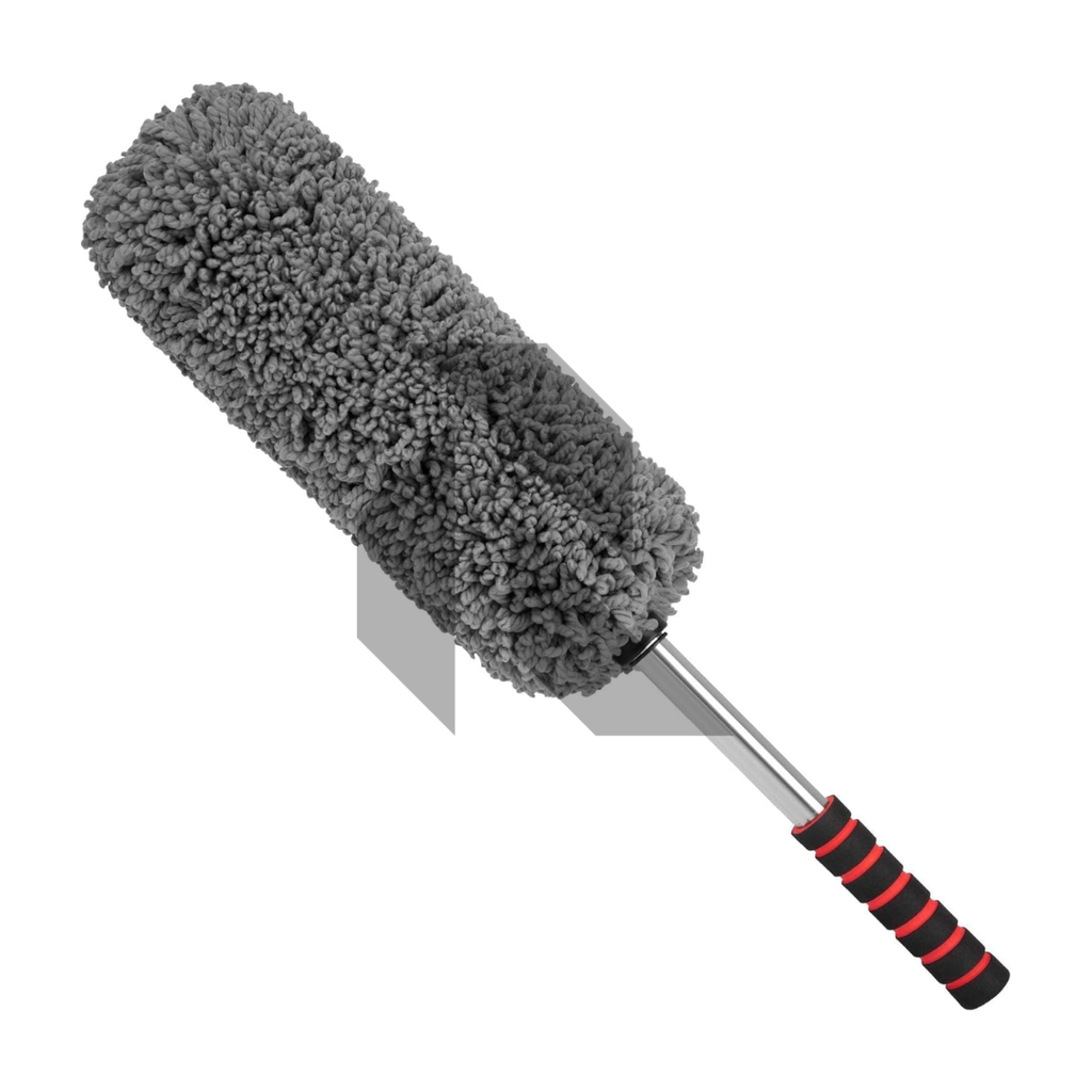 360° Microfiber Car Retractable Handle Duster – Extendable Soft Chenille Cleaning Brush