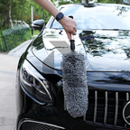 360° Microfiber Car Retractable Handle Duster – Extendable Soft Chenille Cleaning Brush
