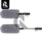 360° Microfiber Car Retractable Handle Duster – Extendable Soft Chenille Cleaning Brush