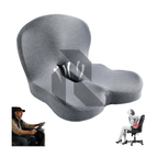 Orthopedic Memory Foam Seat Cushion – Ergonomic Tailbone Support Cushion for Office Chair, Car Seat