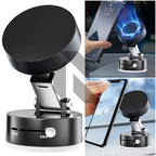 Compact & Foldable Magnetic Suction Phone Holder – Universal Car Dashboard & Windshield Mount