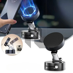 Compact & Foldable Magnetic Suction Phone Holder – Universal Car Dashboard & Windshield Mount