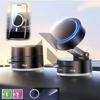 Compact & Foldable Magnetic Suction Phone Holder – Universal Car Dashboard & Windshield Mount