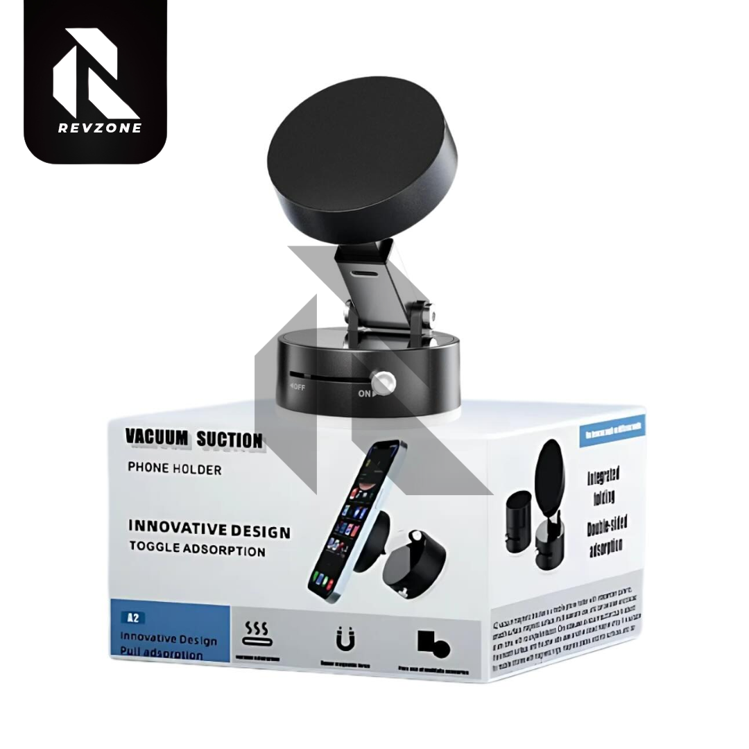 Compact & Foldable Magnetic Suction Phone Holder – Universal Car Dashboard & Windshield Mount