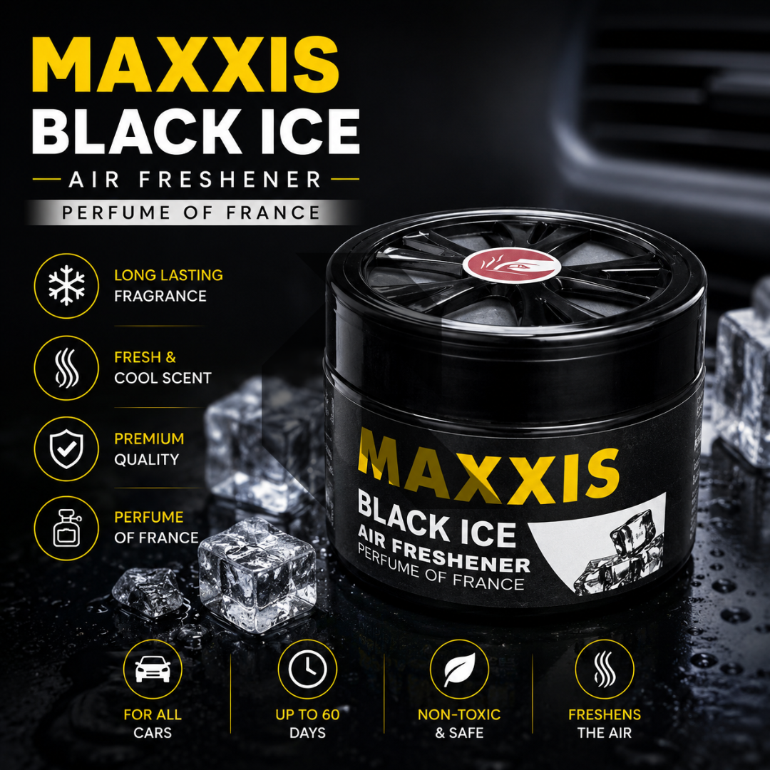 MAXXIS Gel Can Air Freshener 95g – Black Ice French Fragrance Main image