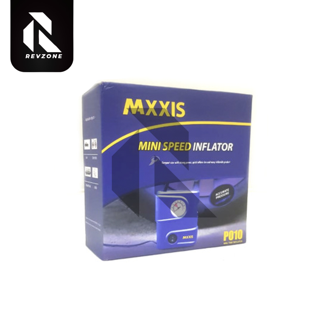 MAXXIS Mini Speed Inflator P010 12V Portable Air Compressor for Car, Bike & Bicycle Tires