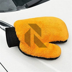Soft Coral Fleece Double-Sided Car Washing Gloves – Ultra Soft Scratch-Free Wash Mitt