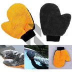 Soft Coral Fleece Double-Sided Car Washing Gloves – Ultra Soft Scratch-Free Wash Mitt