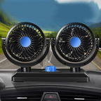 Mitchell Mars-304 Dual Head Car Cooling Fan – 12V Double Head Dashboard Fan